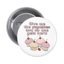 Geben Sie mir die kleinen Kuchen Button