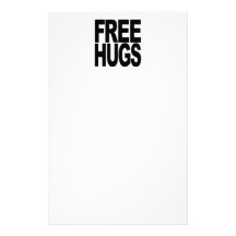 Geben Sie Umarmungen frei Personalisiertes Druckpapier