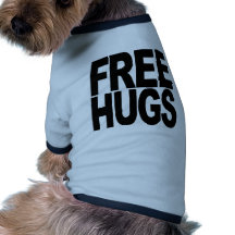Geben Sie Umarmungen frei Haustier T-shirts