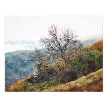 GEBIRGSlandschaft Personalisierte Ankündigungskarte