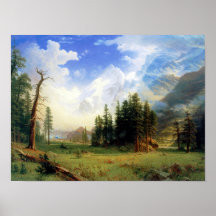 Gebirgslandschaft Posterdrucke