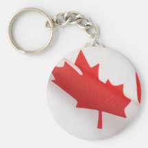 gebogenes Kanada-Flagge rundes keychain Schlüsselbänder