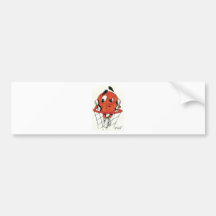 Gebohrter Basketball Auto Sticker