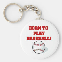 Geboren, Baseball-T-Shirts und Geschenke zu spiele Schlüsselbänder