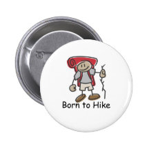 Geboren, Geschenke zu wandern Anstecknadelbutton