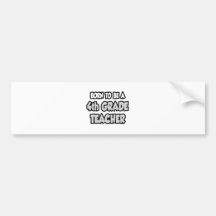 Geboren, Grad-Lehrer A 4. zu sein Autosticker