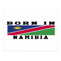 Geboren in Namibia Postkarte