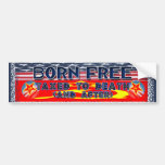 GEBORENES (IN DEN USA) FREI BESTEUERT ZUM TOD AUTO STICKER