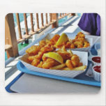 Gebratene Fisch-Pommes-Frites vom Fishette auf Har Mousepad