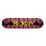 Gebrochen Bedrucktes Skateboard