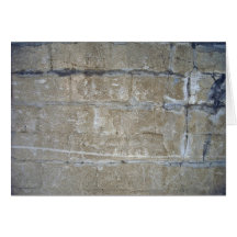 Gebrochene Steinwand-Beschaffenheit Grußkarten