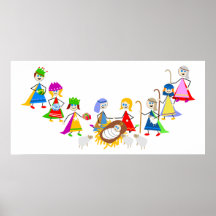 Geburt Christis-Kinder Posterdruck