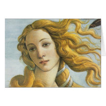 Geburt der Venus-Renaissance-Geldstrafe Vintag Karte
