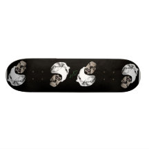 Geburt eines Irr-Probrettes Bedrucktes Skateboard