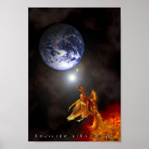 Geburt von einem Phoenix Posterdrucke
