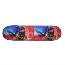 Gebürtiger Ureinwohner-Krieger Skateboard Brett