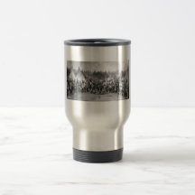 Gebürtiger Ureinwohner-Vintages Porträt Tasse