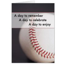 Geburtstag des Baseball-3970 Karte