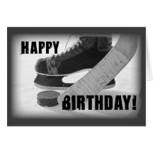 Geburtstag des Hockey-3816 Karte