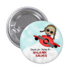 Geburtstags-Flugzeug-Knopf Anstecknadelbuttons