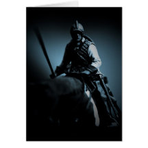 Geburtstags-Karte - Border Reivers auf Pferd