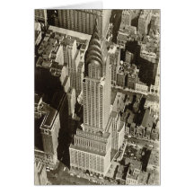 Geburtstags-Karte, Chrysler-Gebäude, NYC