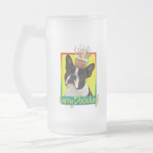 Geburtstags-kleiner Kuchen - Boston Terrier Tee Tasse