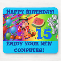 Geburtstags-Mausunterlage Mousepads