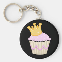Geburtstags-Prinzessin Cupcake Schlüsselanhänger