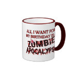 Geburtstags-Zombie-Apokalypse Kaffee Tassen