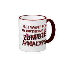 Geburtstags-Zombie-Apokalypse Kaffee Tassen