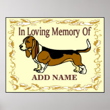 Gedächtnis des Schoßhund-Zeichens Poster