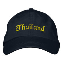 Gedächtnis über Ferien in Thailand Bestickte Caps