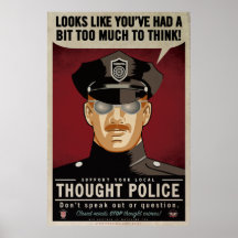 Gedanken-Polizei-Plakat