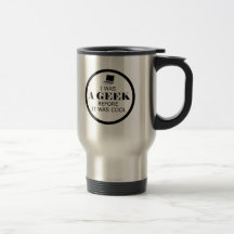 Geek, bevor es cooler Becher war Kaffee Tassen