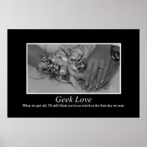 Geek-Liebe ist für immer [XL] Plakat