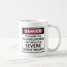 Gefahr Flugelhorn Kaffeetasse
