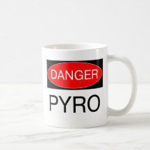 Gefahr - Pyro lustige Pyrotechnician T-Shirt Beche Tassen
