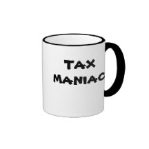 GEFAHR!. STEUERMANIAC - Steuer-Berater-Spitzname Kaffee Tasse