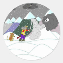 Gefangen im Blizzard Sticker