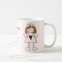 Gefühl besser? Danken Sie einer Krankenschwester Kaffeetassen