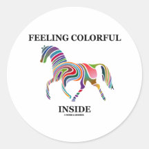 Gefühls-buntes Innere Sticker