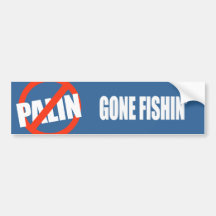 Gegangener Fishin Gang Autoaufkleber