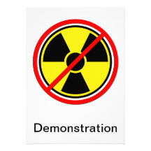 Gegen AtomPower! Individuelle Ankündigskarten