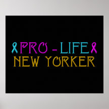 Gegen die Abtreibung New Yorker Posterdrucke