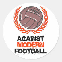 Gegen modernen Fußball Sticker
