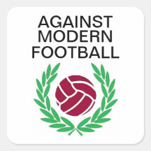 Gegen modernen Fußball Sticker