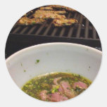 Gegrillte Steak-Marinade Aufkleber