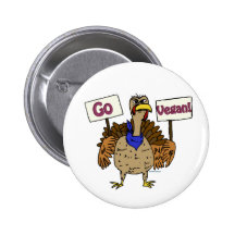 Gehen - die sprechentürkei vegan button