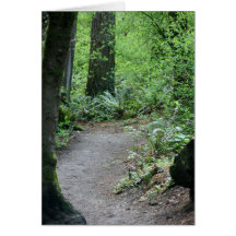 Gehen durch den Wald Grußkarten